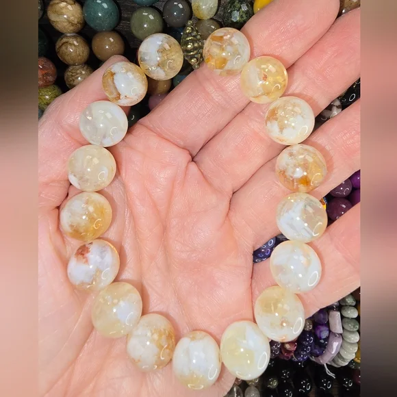 12mm Citrine Bracelet - Picture 4 of 13